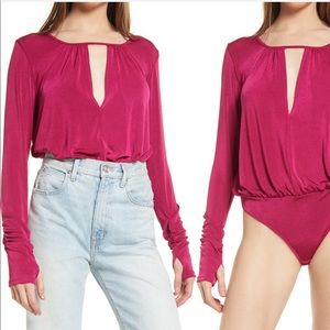 Free People Kaya Long Sleeve in Rose Hypnotic